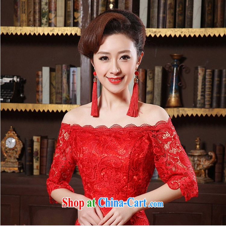 Honey, bride red earrings dresses wedding dresses and jewelry-earrings, Chinese-style long earrings red pictures, price, brand platters! Elections are good character, the national distribution, so why buy now enjoy more preferential! Health