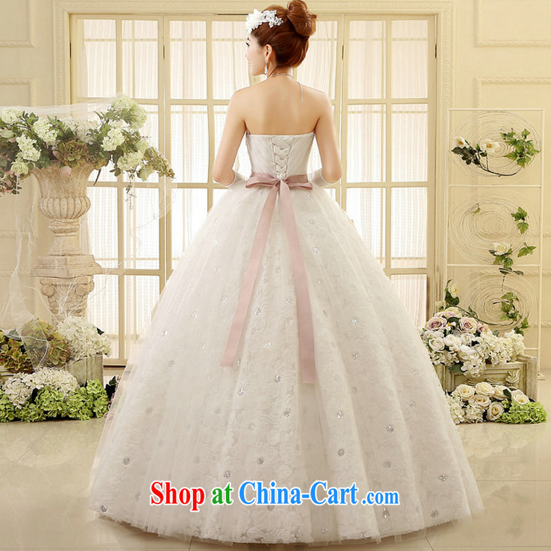 2014 Winter Fashion Korean bridal erase chest wedding with the Code mm thick graphics thin winter, 6002 XS white XXL, optimize, and shopping on the Internet