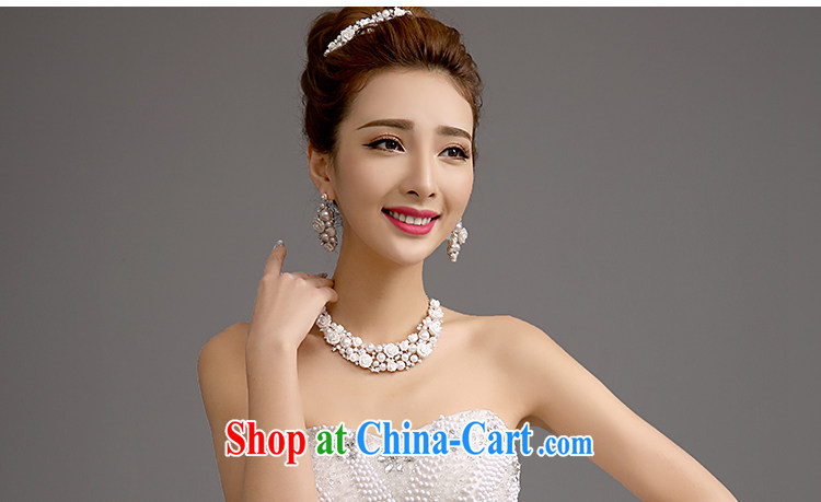 Early definition 2015 new wedding Korean Korean version wiped his chest, wedding only manually staple Pearl lace wedding white. Contact customer service pictures, price, brand platters! Elections are good character, the national distribution, so why buy now enjoy more preferential! Health
