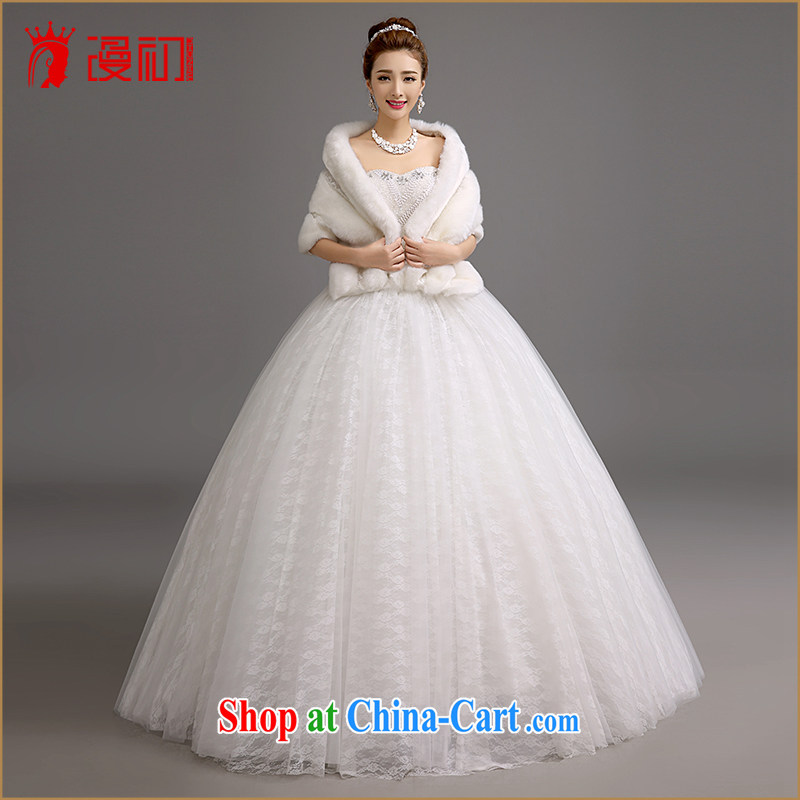 Early definition 2015 new wedding Korean Korean version wiped his chest, wedding only the manual staple Pearl lace wedding white. Contact customer service, early definition, shopping on the Internet