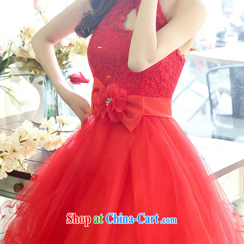 Hip Hop charm and Asia 2015 spring Korean beauty, natural gas is also stylish shaggy chic dress wedding dress red XL, charm and Barbara (Charm Bali), online shopping