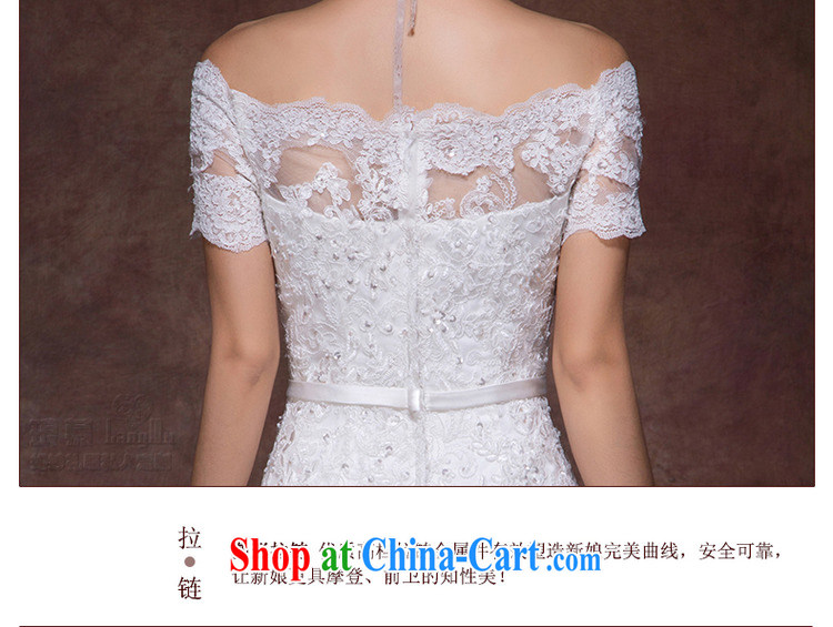 In Luang Prabang in 2015 of new wedding dresses Korean Beauty field shoulder Palace retro fashion sense of bride-tail wedding white advanced custom pictures, price, brand platters! Elections are good character, the national distribution, so why buy now enjoy more preferential! Health