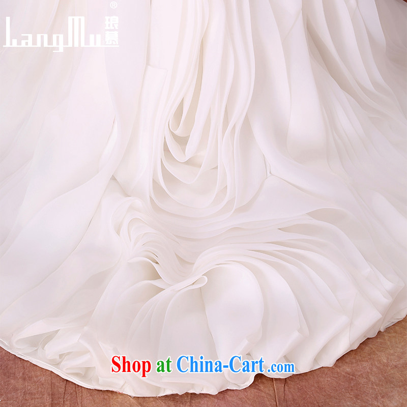 In Luang Prabang in 2015 of new wedding dresses wiped his chest and tail strap wedding vera Wang style shaggy custom Wei m White advanced customization, work together, and, shopping on the Internet