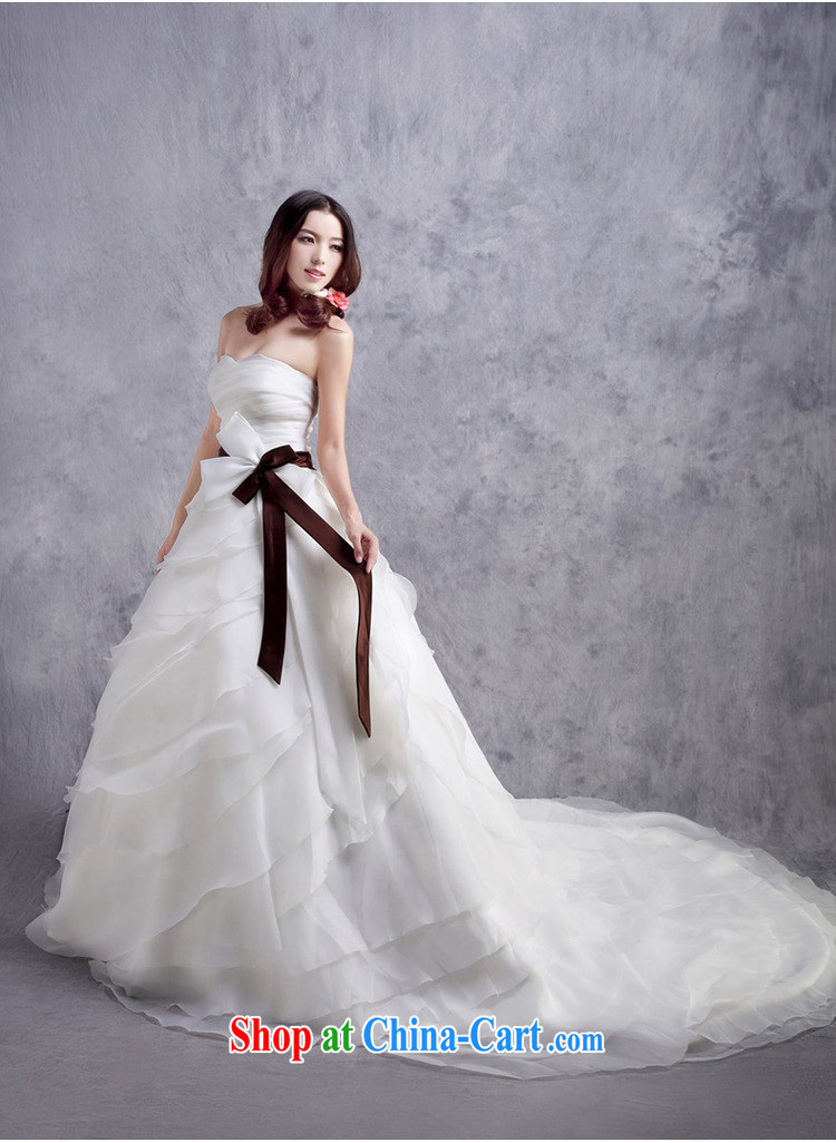 In Luang Prabang in 2015 OF NEW bare chest tail wedding dresses butterfly knot decor tail custom white advanced custom pictures, price, brand platters! Elections are good character, the national distribution, so why buy now enjoy more preferential! Health