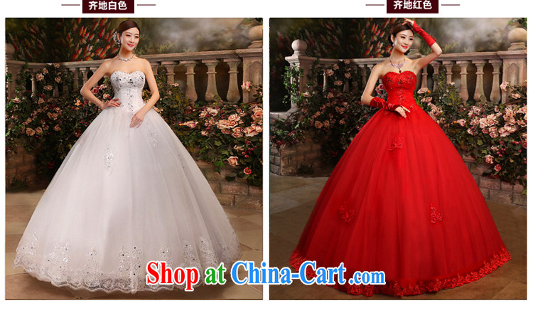 Bride Tslyzm wipe the chest tail wedding dresses 2015 new spring and summer parquet water drilling long drag to cultivating graphics thin wedding dress 120 CM trailing white XL pictures, price, brand platters! Elections are good character, the national distribution, so why buy now enjoy more preferential! Health