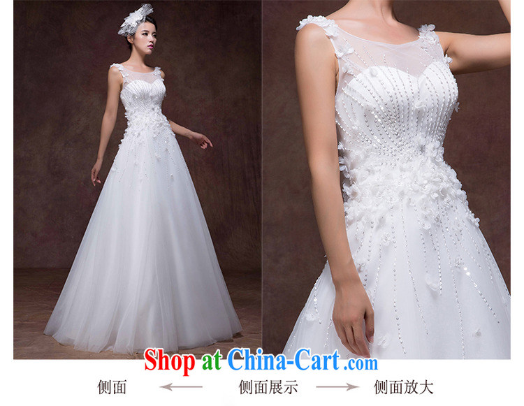Luang Prabang in 2015 new wedding dresses Korean Beauty shoulders with lace flowers brides with wedding custom white advanced custom pictures, price, brand platters! Elections are good character, the national distribution, so why buy now enjoy more preferential! Health