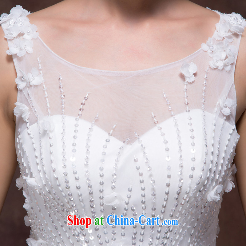 In Luang Prabang in 2015 of new wedding dresses Korean Beauty shoulders with lace flowers brides with wedding custom white advanced customization, Luang Prabang, and shopping on the Internet