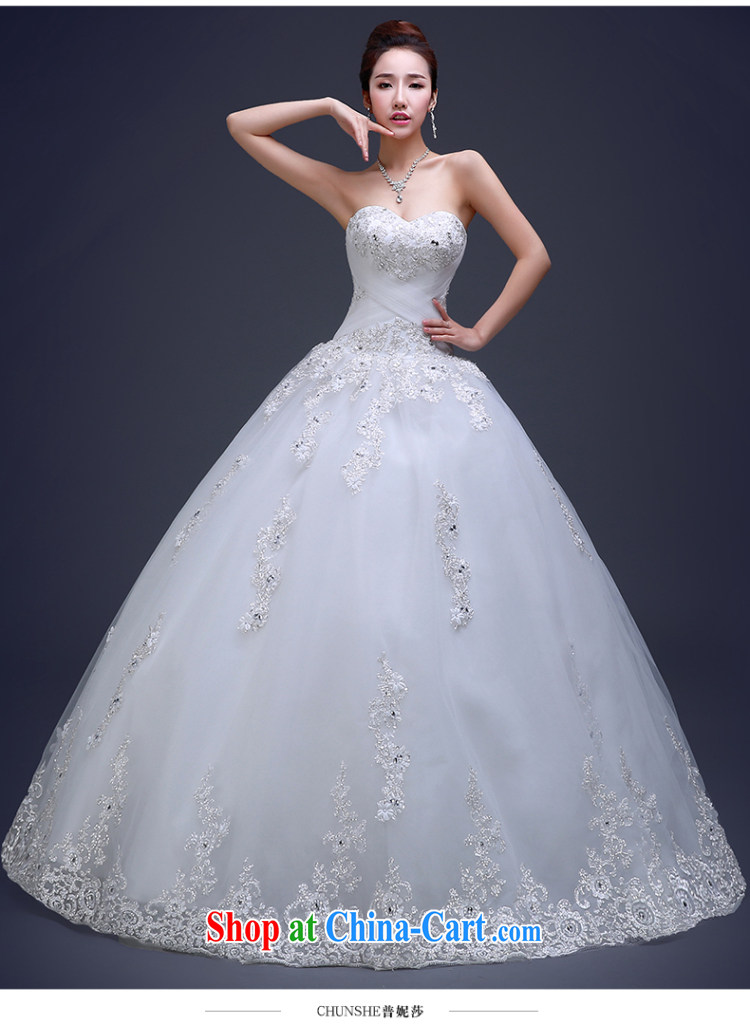 The Vanessa wedding dresses new wedding white erase chest stylish Korean wedding dress Princess tie with lace wedding bridal marriage larger graphics thin white long wedding dress Princess XXL pictures, price, brand platters! Elections are good character, the national distribution, so why buy now enjoy more preferential! Health