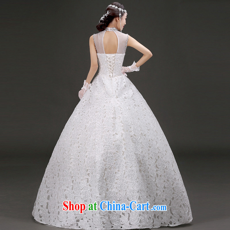 (Quakers) estimated new bride's wedding 2015 retro, for deluxe water drilling marriage wedding Korean version A field shoulder graphics thin alignment to wedding dresses with a paragraph to fill it out to charge, and friends (LANYI), and, on-line shopping