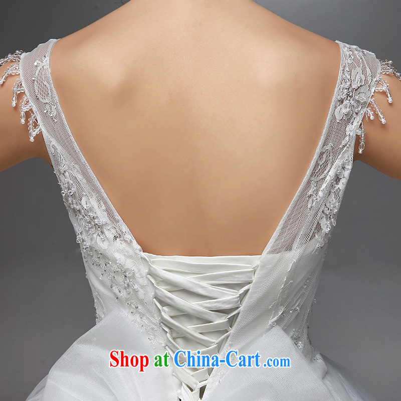 Dream of the day wedding dresses 2015 summer new dual-shoulder a shoulder lace wedding dress 1776 white tailored to dream of the day, shopping on the Internet