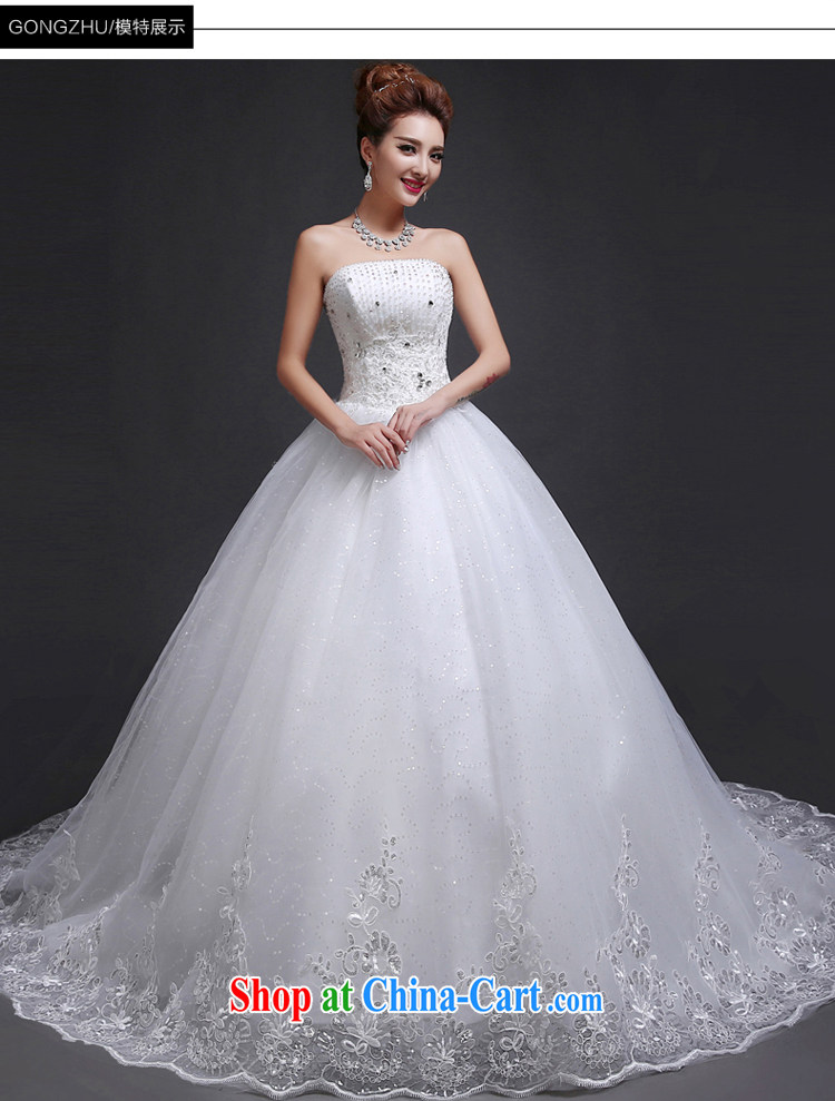 7 color 7 tone Korean version 2015 new erase chest-tail tied with a bright diamond sexy wedding dresses H 060 white M pictures, price, brand platters! Elections are good character, the national distribution, so why buy now enjoy more preferential! Health