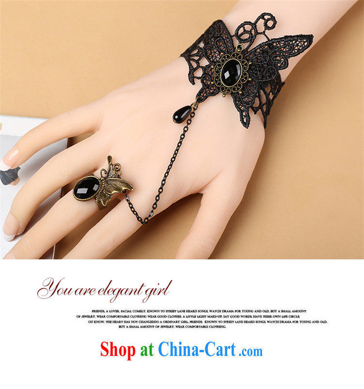 Han Park (cchappiness) Europe antique palace and Gothic butterfly flower-lace-hand link parquet crystal hand sash rings black are code pictures, price, brand platters! Elections are good character, the national distribution, so why buy now enjoy more preferential! Health