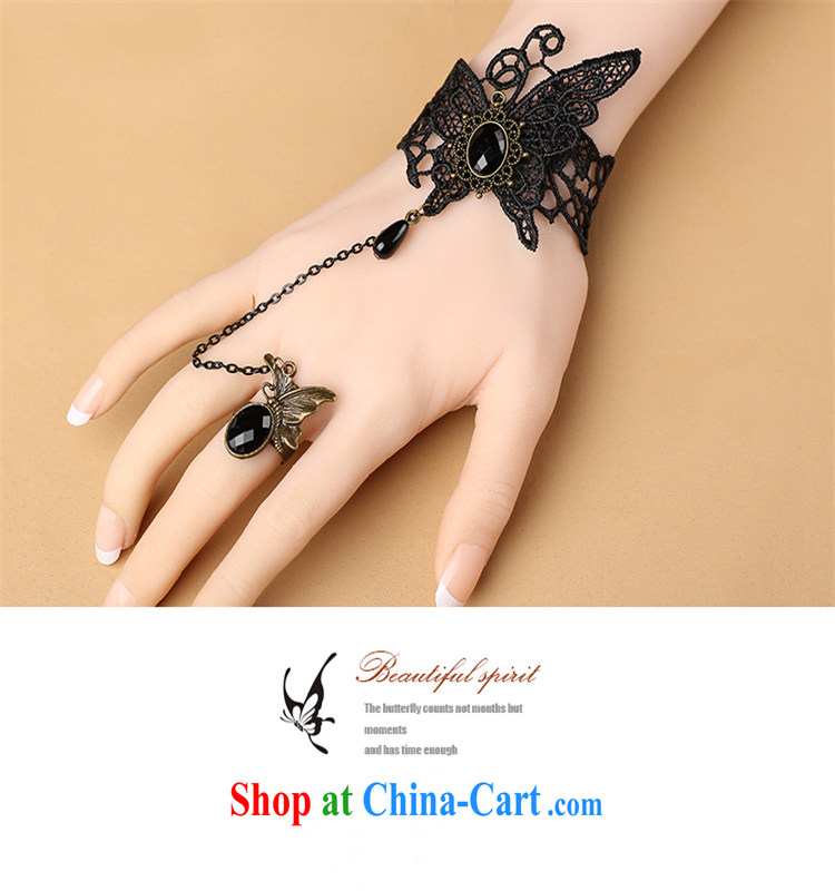Han Park (cchappiness) Europe antique palace and Gothic butterfly flower-lace-hand link parquet crystal hand sash rings black are code pictures, price, brand platters! Elections are good character, the national distribution, so why buy now enjoy more preferential! Health