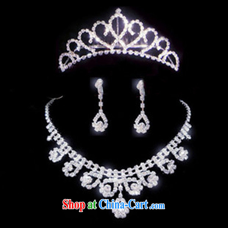 Time his new wedding accessories bridal headdress of ornaments Crown necklace earrings 3-piece kit jewelry hair accessories wedding jewelry gift set 3-piece set of pictures, price, brand platters! Elections are good character, the national distribution, so why buy now enjoy more preferential! Health