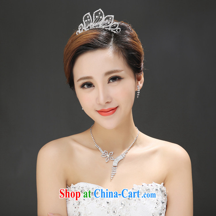 Time his bride's jewelry Korean-style water drilling leaf-shaped Crown wedding jewelry jewelry 3-piece kit wedding accessories jewelry gift set 3 piece set of pictures, price, brand platters! Elections are good character, the national distribution, so why buy now enjoy more preferential! Health