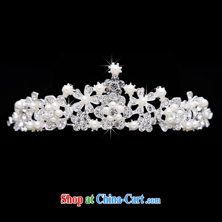 Time his bride's head-dress for Pearls Jewelry water drilling Crown jewelry, wedding jewelry wedding jewelry wedding dresses the crown Korean manual marriage hair accessories Crown pictures, price, brand platters! Elections are good character, the national distribution, so why buy now enjoy more preferential! Health