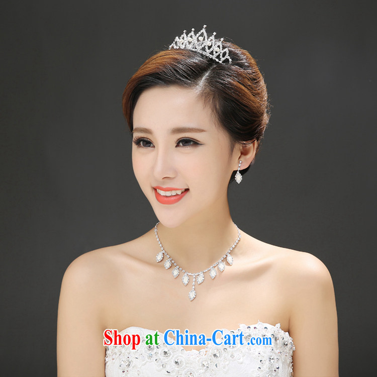 Time his wedding accessories jewelry bridal wedding Crown necklace diamond earrings silver leaf luxury combined wood drill 3-Piece gift set 3-piece set of pictures, price, brand platters! Elections are good character, the national distribution, so why buy now enjoy more preferential! Health