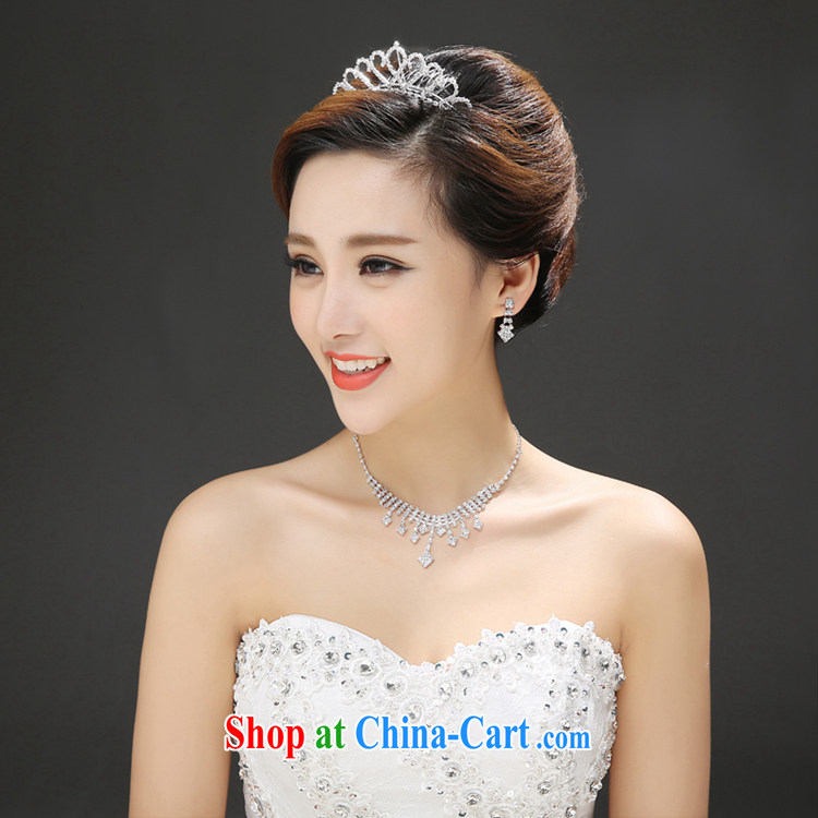 Time Syria, Japan, and South Korea Korean bridal wedding head-dress heart-shaped crown and ornaments dress accessories wedding accessories jewelry-jewelry necklace earrings 3-piece kit gift box 3 piece set pictures, price, brand platters! Elections are good character, the national distribution, so why buy now enjoy more preferential! Health