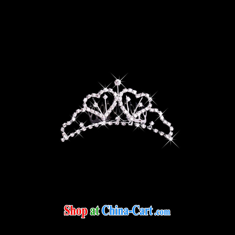 Time SYRIAN ARAB Korean bridal jewelry Crown 3 piece wedding head-dress parquet drill wedding accessories wedding jewelry gift box 3 piece set, the time, and shopping on the Internet