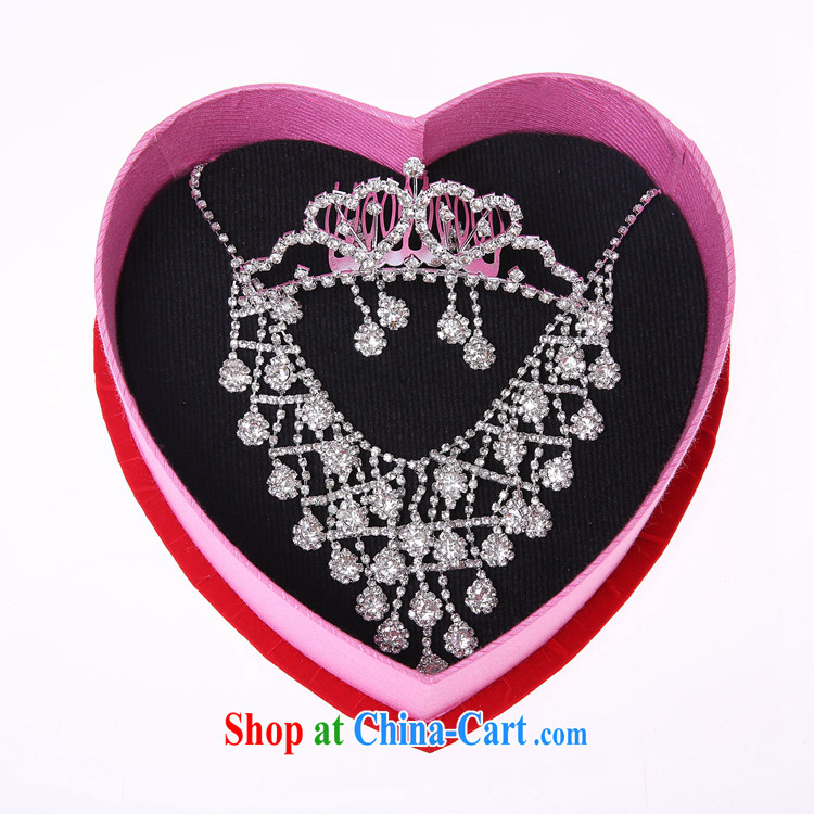 Time his bride's jewelry Korean-style water drilling crown and ornaments wedding jewelry 3-piece kit wedding accessories gift set 3-piece set of pictures, price, brand platters! Elections are good character, the national distribution, so why buy now enjoy more preferential! Health