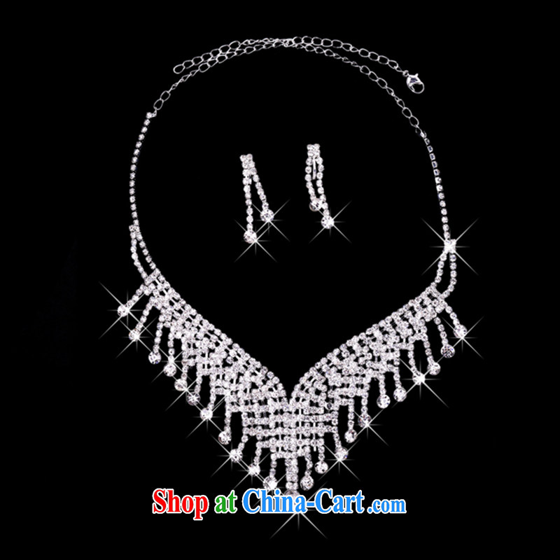 Time Syrian Arab high-end bridal alloy and Crown necklace earrings 3-piece kit jewelry hair accessories wedding wedding accessories jewelry gift set 3 piece set, the time, and shopping on the Internet