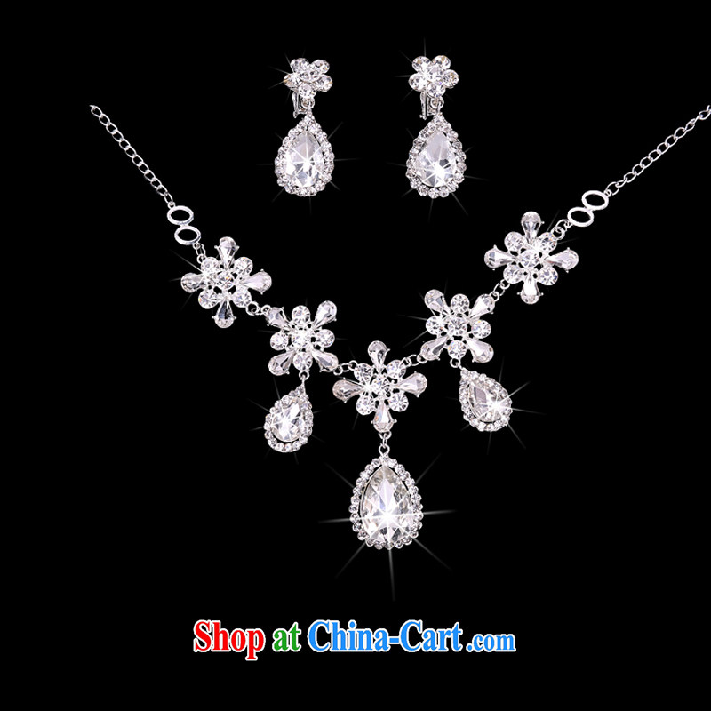 Time Syrian brides and ornaments ornaments for Korean-style Crown necklace earrings wedding jewelry wedding package links with jewelry hair accessories wedding wedding banquet wedding accessories jewelry necklace earrings, the time, and that on-line shopp
