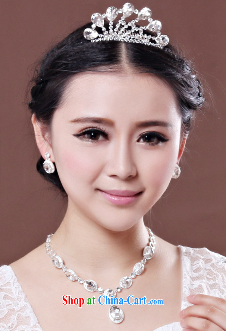 Time his Korean-style alloy, bridal jewelry Crown 3 piece wedding headdress flowers large drill wedding accessories, Japan, and South Korea style jewelry gift box 3-piece set of pictures, price, brand platters! Elections are good character, the national distribution, so why buy now enjoy more preferential! Health