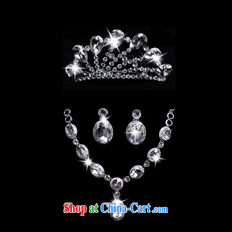 Time his Korean-style alloy, bridal jewelry Crown 3 piece wedding headdress flowers large drill wedding accessories, Japan, and South Korea style jewelry gift box 3-piece set of pictures, price, brand platters! Elections are good character, the national distribution, so why buy now enjoy more preferential! Health