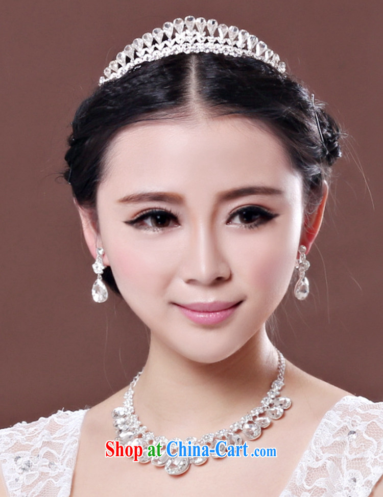 Time Syria luxury Crown necklace earrings 3-piece water drill accessories kit bridal wedding dresses accessories jewelry-jewelry hair accessories wedding dresses wedding photo building supplies necklace earrings pictures, price, brand platters! Elections are good character, the national distribution, so why buy now enjoy more preferential! Health