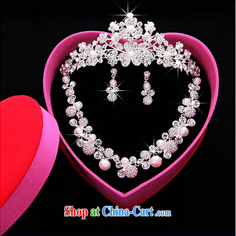 Time his bride's wedding dresses sweet Crown necklace earrings 3-piece kit light drill pearls and jewelry jewelry hair accessories wedding accessories gift set 3 piece set of pictures, price, brand platters! Elections are good character, the national distribution, so why buy now enjoy more preferential! Health