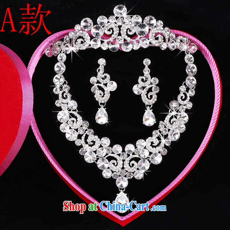 Time his bride's head-dress-trim Crown necklace earrings 3-piece set great drill jewelry hair accessories wedding wedding accessories jewelry gift box 3-piece set of pictures, price, brand platters! Elections are good character, the national distribution, so why buy now enjoy more preferential! Health