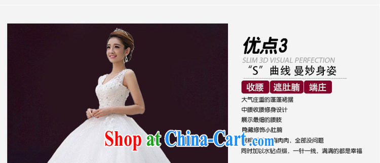 Dumping the married Yi wedding dresses new 2015 spring shoulders with bridal wedding beauty graphics thin dark V collar sweet strap wedding, 3 piece white XXL pictures, price, brand platters! Elections are good character, the national distribution, so why buy now enjoy more preferential! Health