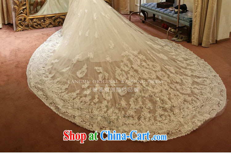 In Luang Prabang in 2015 OF NEW FIELD shoulder collar long-sleeved with wedding dresses long-tail lace beauty graphics thin the tail with M, pictures, price, brand platters! Elections are good character, the national distribution, so why buy now enjoy more preferential! Health
