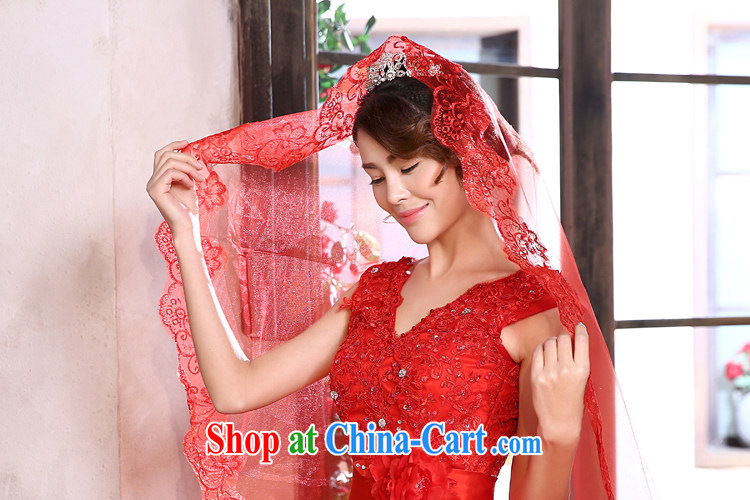 Honey, bride red head yarn lace lace bridal wedding wedding long head by the red head by the red cover and veil Web yarn red 3M pictures, price, brand platters! Elections are good character, the national distribution, so why buy now enjoy more preferential! Health