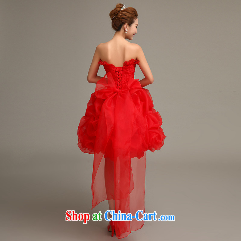 Love, Norman wedding dresses 2015 new bridal wedding dresses red dress uniform toast short evening dress winter long-sleeved gown red customers to size will not be refunded, love so Pang, shopping on the Internet