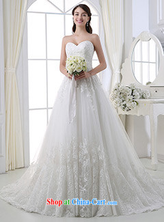 DressilyMe custom wedding - 2015 new erase chest crowsfoot bridal wedding dress Satin lace inserts drill long-tail wedding dress ivory tailored - Provide 25-day shipment pictures, price, brand platters! Elections are good character, the national distribution, so why buy now enjoy more preferential! Health