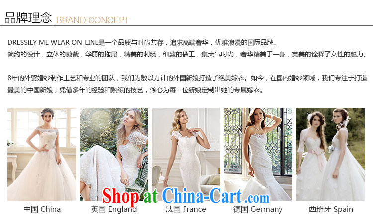 DressilyMe custom wedding - 2015 new erase chest luxury crowsfoot wedding dress lace-wood drill sexy flash bridal gown dress white - out of stock 25 day shipping tailored pictures, price, brand platters! Elections are good character, the national distribution, so why buy now enjoy more preferential! Health