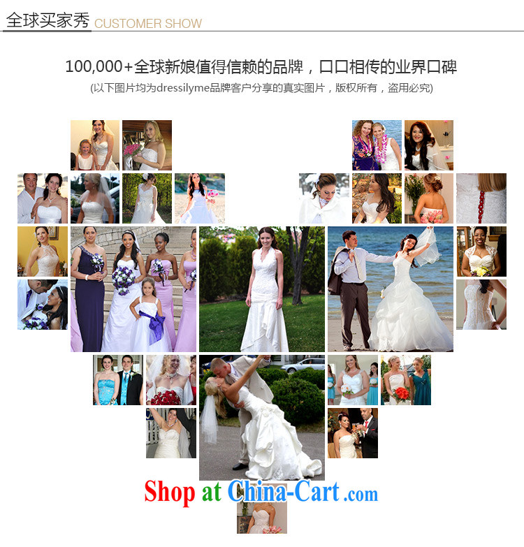 DressilyMe custom wedding - 2015 new heart-shaped bare chest collar crowsfoot wedding the root of the hem lace-wood drill bridal gown White - out of stock 25 day shipping XL pictures, price, brand platters! Elections are good character, the national distribution, so why buy now enjoy more preferential! Health