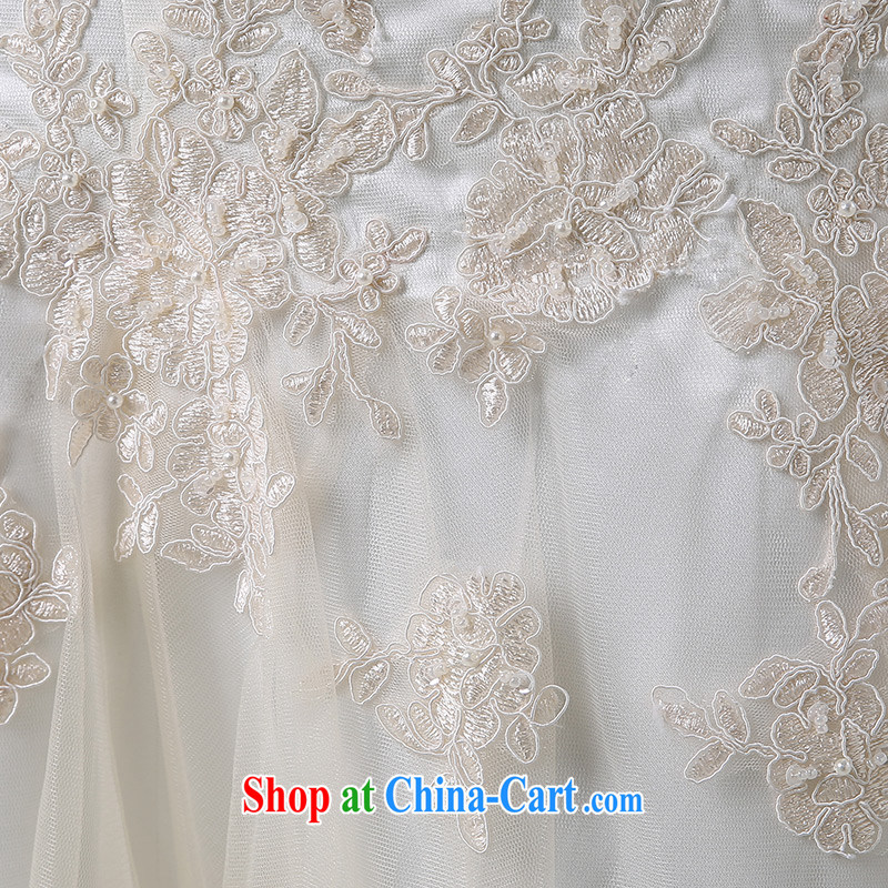 DressilyMe custom wedding dresses - 2015 spring new erase chest lace crowsfoot wedding light champagne parquet drill 100 hem skirt bridal gown white - out of stock 25 day shipping XL, DRESSILY ME OCCASIONS WEAR ON - LINE, shopping on the Internet