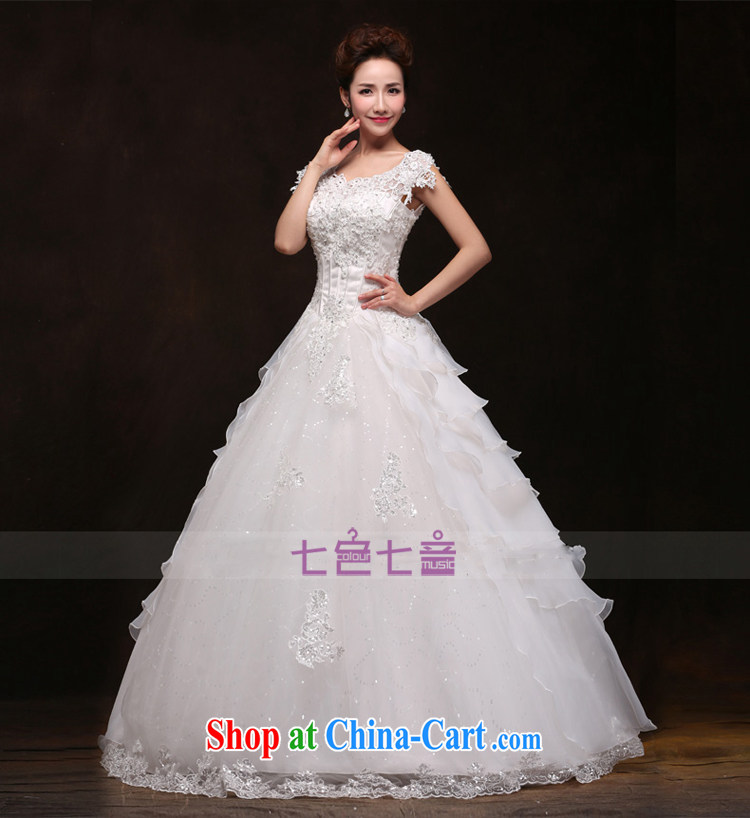 7 color 7 tone Korean version 2015 new brides field shoulder beauty antique Korean lace with package shoulder wedding dresses H 061 white XL pictures, price, brand platters! Elections are good character, the national distribution, so why buy now enjoy more preferential! Health