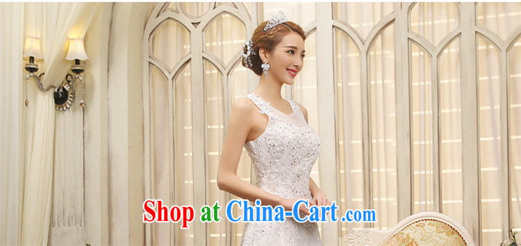 Tslyzm summer 2015 the waist small tail wedding dresses Korean version of the new dual-shoulder lace, cultivating wedding dress white XL pictures, price, brand platters! Elections are good character, the national distribution, so why buy now enjoy more preferential! Health