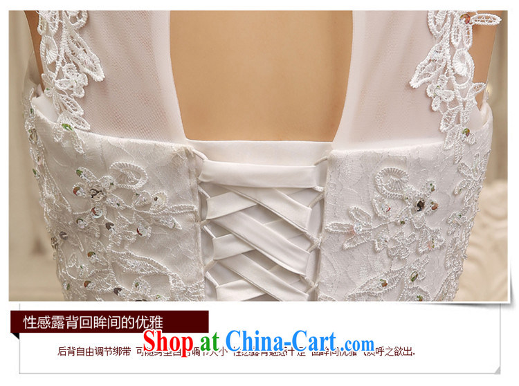 Tslyzm summer 2015 the waist small tail wedding dresses Korean version of the new dual-shoulder lace, cultivating wedding dress white XL pictures, price, brand platters! Elections are good character, the national distribution, so why buy now enjoy more preferential! Health