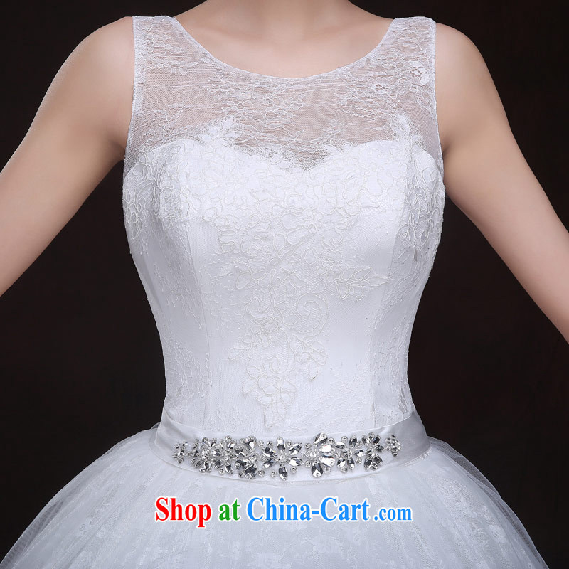The Code love life wedding dresses 2015 New Field shoulder lace wood drill with graphics thin Korean wedding dress girls white XXL, love life, and shopping on the Internet