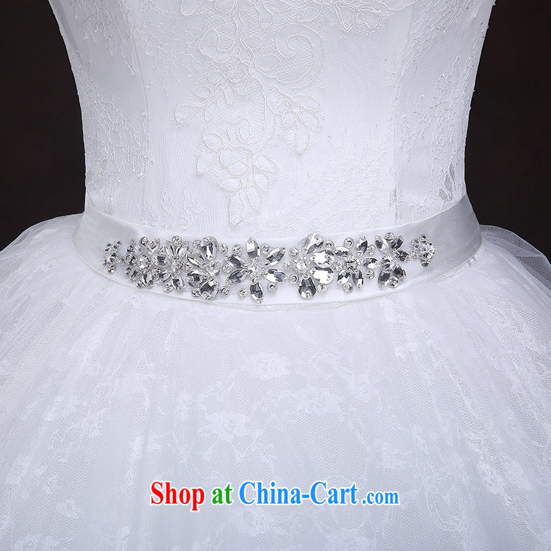 The Code love life wedding dresses 2015 New Field shoulder lace wood drill with graphics thin Korean wedding dress girls white XXL, love life, and shopping on the Internet