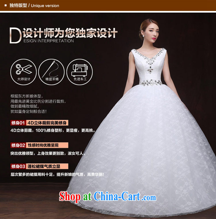 The Code love life wedding dresses 2015 new Korean version of V sense for wood drilling lace back exposed pregnant women custom wedding dress white XXL pictures, price, brand platters! Elections are good character, the national distribution, so why buy now enjoy more preferential! Health