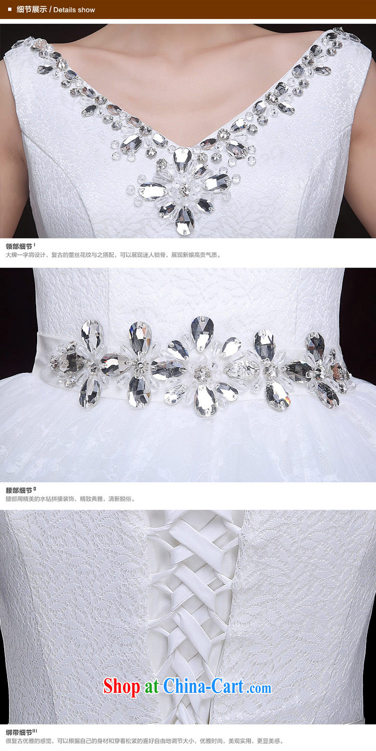 The Code love life wedding dresses 2015 new Korean version of V sense for wood drilling lace back exposed pregnant women custom wedding dress white XXL pictures, price, brand platters! Elections are good character, the national distribution, so why buy now enjoy more preferential! Health
