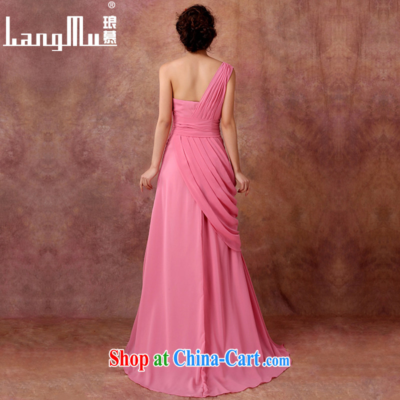 In Luang Prabang in 2015 OF NEW bridal wedding dress toast Stage service evening dress party dress, long, long skirt pink advanced customization, Luang Prabang, and shopping on the Internet
