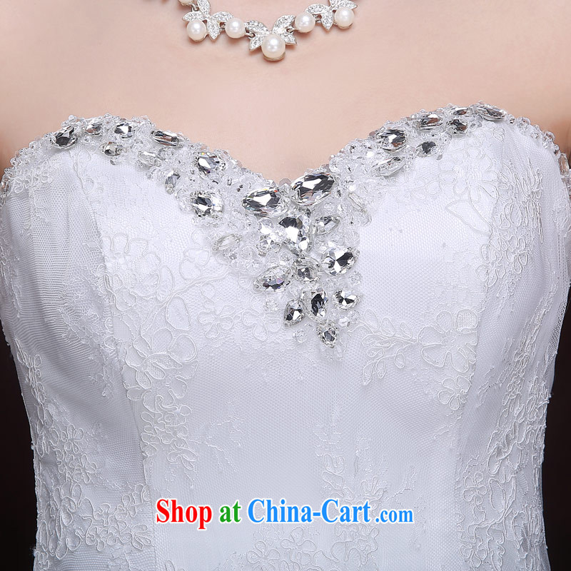 Love Life wedding wiped his chest new Korean bridal parquet drill the waist graphics thin strap shaggy skirts A field dress spring and summer, white European root yarn wedding dress girls white XXL, love life, and shopping on the Internet