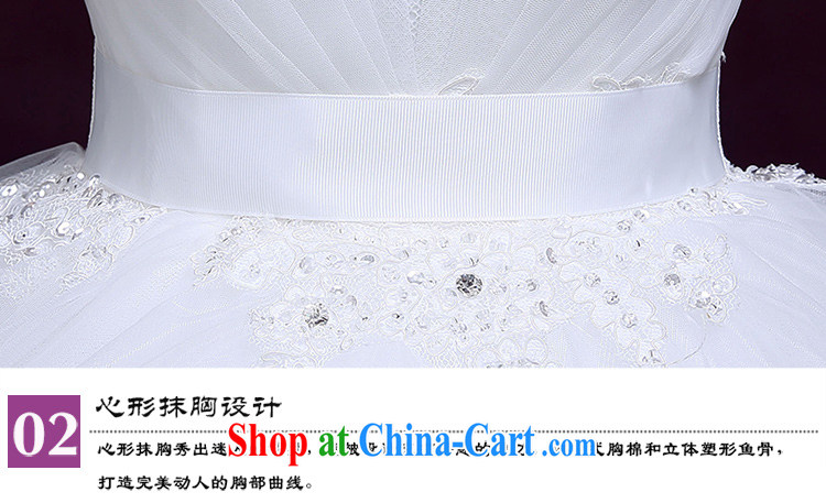 The married Yi wedding dresses new spring 2015 a shoulder with bridal wedding beauty graphics thin sweet strap wedding, 3-Piece white XXL pictures, price, brand platters! Elections are good character, the national distribution, so why buy now enjoy more preferential! Health