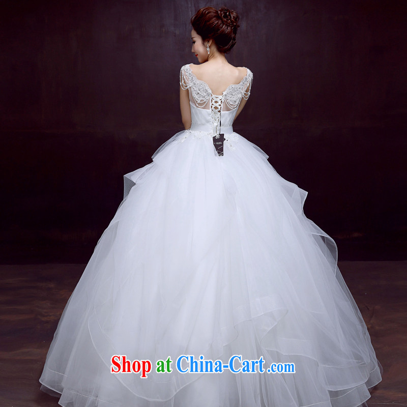 Dumping the married Yi wedding dresses new spring 2015 the Field shoulder with bridal wedding beauty graphics thin sweet strap wedding, 3-Piece white XXL, dumping the married Yi, shopping on the Internet